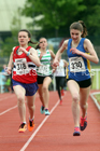 Girls under-15s 1500 metres, North Eastern Track and Fields Champs., Middlesbrough. Photo: David T. Hewitson/Sports for All Pics